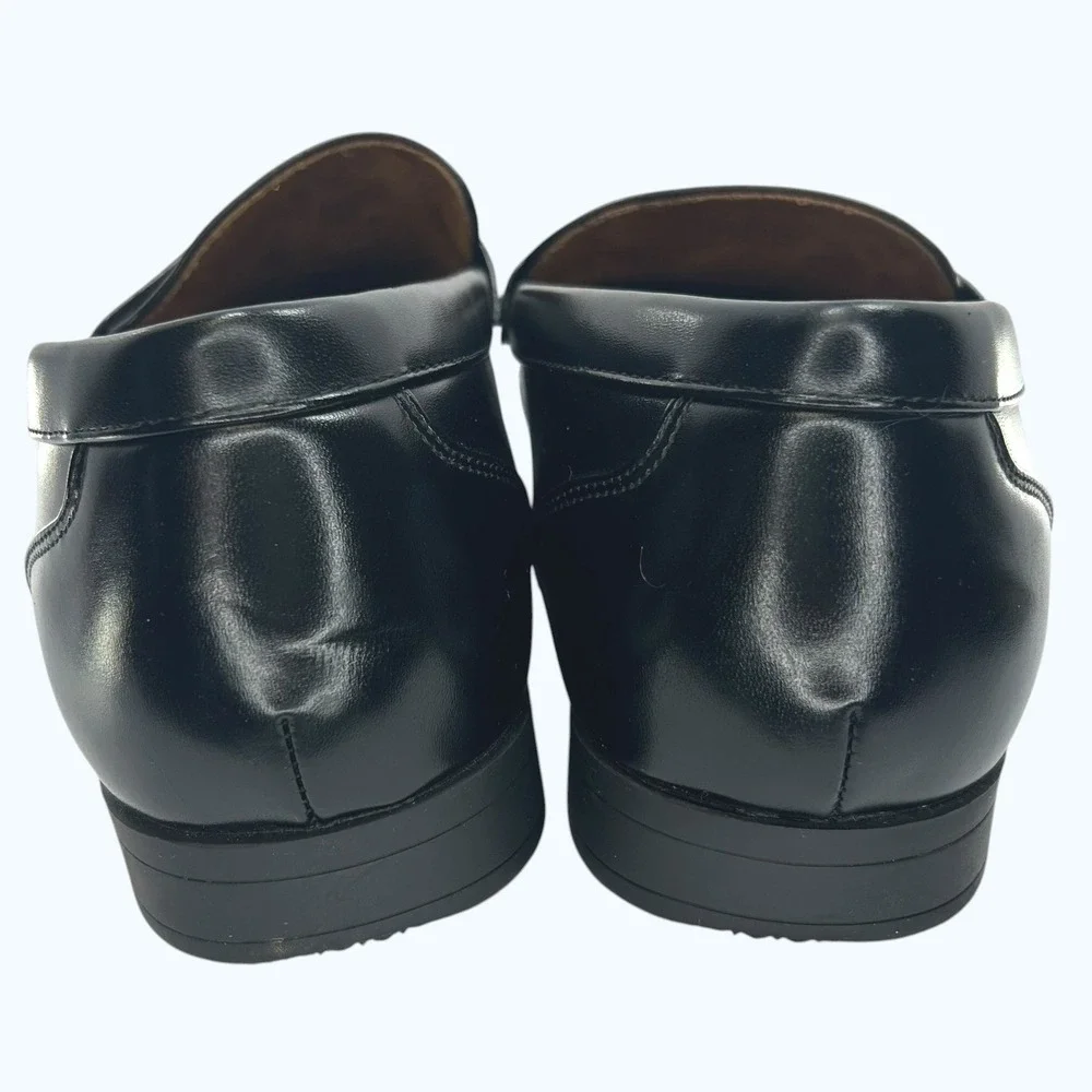 Nunn Bush Dark Academia Tassel Loafers 13 XW Classic Preppy Black Slip On Shoes